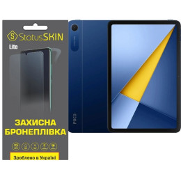Полиуретановая пленка StatusSKIN Lite на экран Poco Pad C1 Глянцева