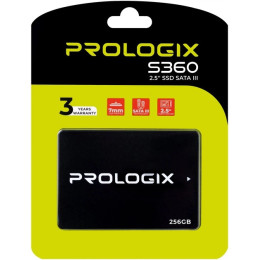 Накопичувач SSD 256GB Prologix S360 2.5" SATAIII 3D TLC (PRO256GS360)