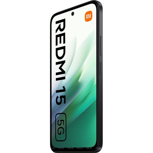 Смартфон Xiaomi Redmi 15 5G 8/256GB Midnight Black (with Adapter) EU