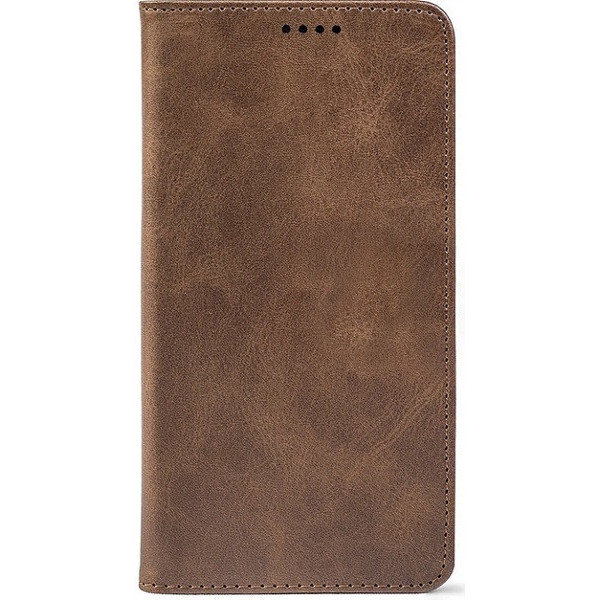 Чехол-книжка Crazy Horse Clasic для Xiaomi Redmi Note 15 Pro+ 5G/Poco M8 Pro 5G Brown (Strong)