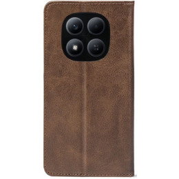 Чехол-книжка Crazy Horse Clasic для Xiaomi Redmi Note 15 Pro+ 5G/Poco M8 Pro 5G Brown (Strong) 2