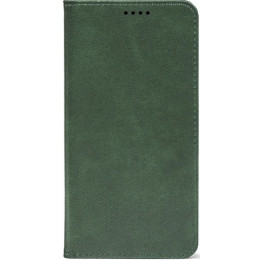 Чехол-книжка Crazy Horse Clasic для Xiaomi Redmi Note 15 Pro 5G Dark Green (Strong)