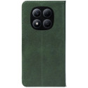Чехол-книжка Crazy Horse Clasic для Xiaomi Redmi Note 15 Pro 5G Dark Green (Strong)