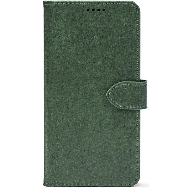 Чехол-книжка Crazy Horse Clasic для Xiaomi Redmi Note 15 Pro 5G Dark Green (Front)