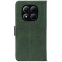 Чохол-книжка Crazy Horse Clasic для Xiaomi Redmi Note 15 Pro 5G Dark Green (Front)