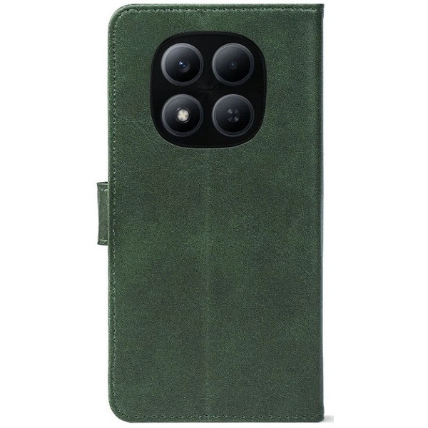 Чохол-книжка Crazy Horse Clasic для Xiaomi Redmi Note 15 Pro 5G Dark Green (Front)