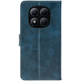 Чехол-книжка Crazy Horse Clasic для Xiaomi Redmi Note 15 Pro 5G Dark Blue (Front)