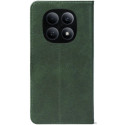 Чехол-книжка Crazy Horse Clasic для Xiaomi Redmi Note 15 5G/Poco M8 5G Dark Green (Strong)