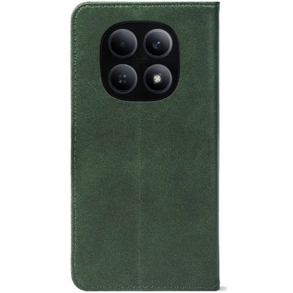 Чохол-книжка Crazy Horse Clasic для Xiaomi Redmi Note 15 5G/Poco M8 5G Dark Green (Strong)