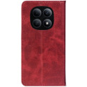 Чехол-книжка Crazy Horse Clasic для Xiaomi Redmi Note 15 5G/Poco M8 5G Red Wine (Strong)