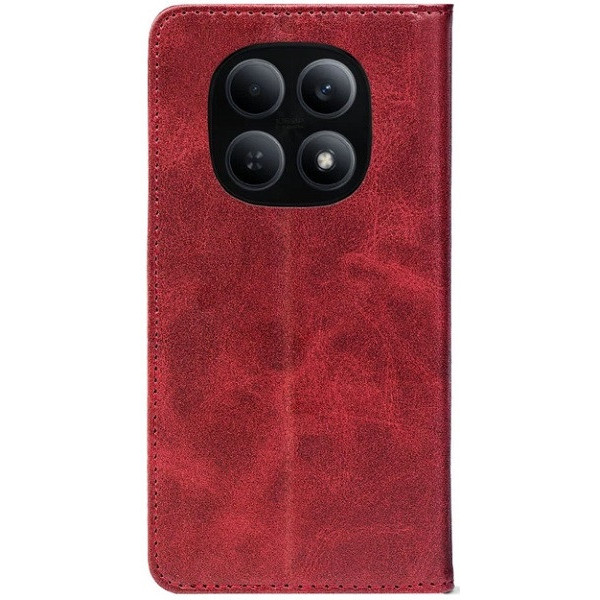 Чохол-книжка Crazy Horse Clasic для Xiaomi Redmi Note 15 5G/Poco M8 5G Red Wine (Strong)