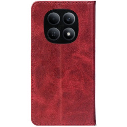 Чехол-книжка Crazy Horse Clasic для Xiaomi Redmi Note 15 5G/Poco M8 5G Red Wine (Strong)
