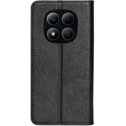 Чохол-книжка Crazy Horse Clasic для Xiaomi Redmi Note 15 5G/Poco M8 5G EverSkin Black (Strong) 2