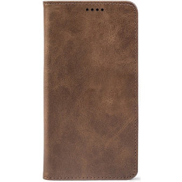 Чохол-книжка Crazy Horse Clasic для Xiaomi Redmi Note 15 5G/Poco M8 5G Brown (Strong)
