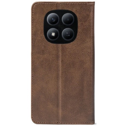 Чехол-книжка Crazy Horse Clasic для Xiaomi Redmi Note 15 5G/Poco M8 5G Brown (Strong) 2