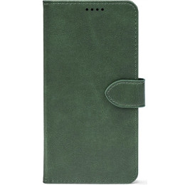 Чехол-книжка Crazy Horse Clasic для Xiaomi Redmi Note 15 5G/Poco M8 5G Dark Green (Front)