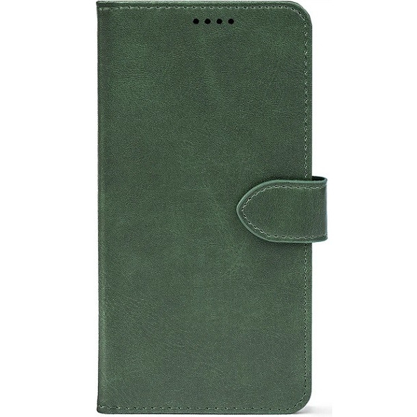 Чехол-книжка Crazy Horse Clasic для Xiaomi Redmi Note 15 5G/Poco M8 5G Dark Green (Front)