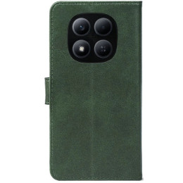Чохол-книжка Crazy Horse Clasic для Xiaomi Redmi Note 15 5G/Poco M8 5G Dark Green (Front) 2