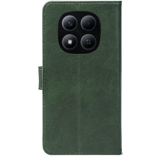 Чехол-книжка Crazy Horse Clasic для Xiaomi Redmi Note 15 5G/Poco M8 5G Dark Green (Front)