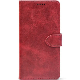 Чехол-книжка Crazy Horse Clasic для Xiaomi Redmi Note 15 5G/Poco M8 5G Red Wine (Front)
