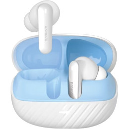 Bluetooth-гарнітура Proove Blitz II TWS with Hybrid ANC (APP) White Blue (TWBL2001AP21)