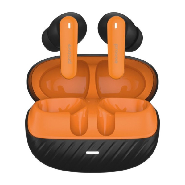 Bluetooth-гарнітура Proove Blitz II TWS with Hybrid ANC (APP) Black/Orange (TWBL2001AP20)
