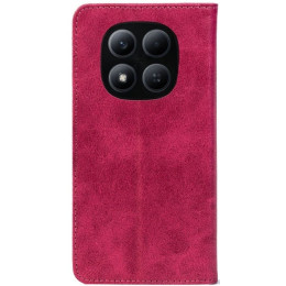 Чехол-книжка Crazy Horse Clasic для Xiaomi Redmi Note 15 Pro 5G Magenta (Strong)