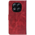 Чехол-книжка Crazy Horse Clasic для Xiaomi Redmi Note 15 Pro 5G Red Wine (Front)
