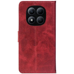 Чехол-книжка Crazy Horse Clasic для Xiaomi Redmi Note 15 Pro 5G Red Wine (Front)
