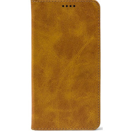 Чехол-книжка Crazy Horse Clasic для Xiaomi Redmi Note 15 Pro 4G Camel (Strong)