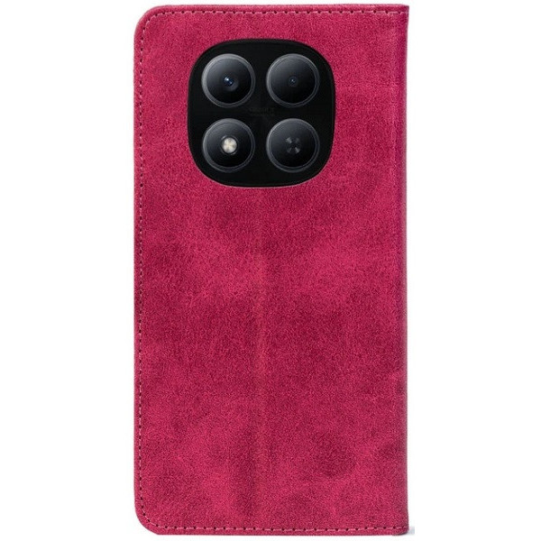 Чохол-книжка Crazy Horse Clasic для Xiaomi Redmi Note 15 Pro 4G Magenta (Strong)