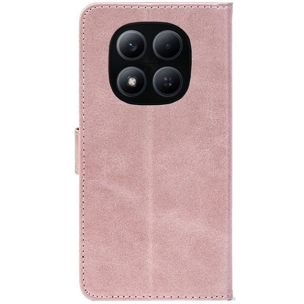 Чохол-книжка Crazy Horse Clasic для Xiaomi Redmi Note 15 Pro 4G Rose Gold (Front)