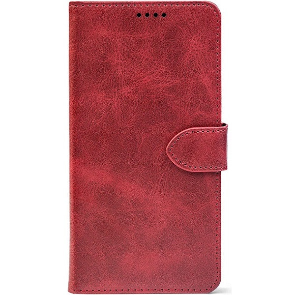 Чохол-книжка Crazy Horse Clasic для Xiaomi Redmi Note 15 Pro+ 5G/Poco M8 Pro 5G Red Wine (Front)