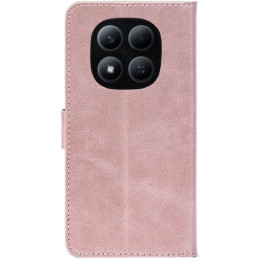 Чохол-книжка Crazy Horse Clasic для Xiaomi Redmi Note 15 Pro+ 5G/Poco M8 Pro 5G Rose Gold (Front) 2