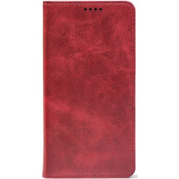 Чохол-книжка Crazy Horse Clasic для Xiaomi Redmi Note 15 Pro+ 5G/Poco M8 Pro 5G Red Wine (Strong)