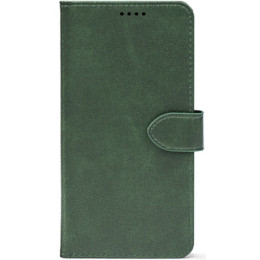 Чохол-книжка Crazy Horse Clasic для Xiaomi Redmi Note 15 Pro+ 5G/Poco M8 Pro 5G Dark Green (Front)