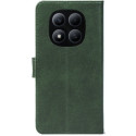 Чохол-книжка Crazy Horse Clasic для Xiaomi Redmi Note 15 Pro+ 5G/Poco M8 Pro 5G Dark Green (Front)