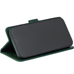 Чохол-книжка Crazy Horse Clasic для Xiaomi Redmi Note 15 Pro+ 5G/Poco M8 Pro 5G Dark Green (Front)