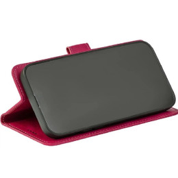 Чохол-книжка Crazy Horse Clasic для Xiaomi Redmi Note 15 Pro+ 5G/Poco M8 Pro 5G Magenta (Front) 2