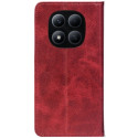 Чехол-книжка Crazy Horse Clasic для Xiaomi Redmi Note 15 Pro 4G Red Wine (Strong)