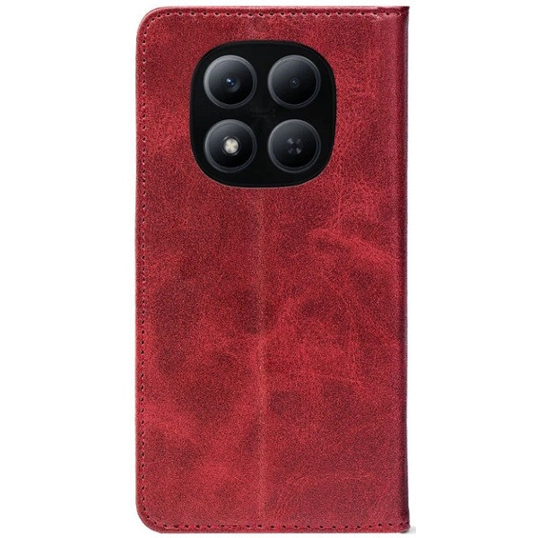 Чехол-книжка Crazy Horse Clasic для Xiaomi Redmi Note 15 Pro 4G Red Wine (Strong)