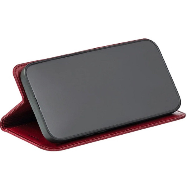 Чехол-книжка Crazy Horse Clasic для Xiaomi Redmi Note 15 Pro 4G Red Wine (Strong)