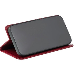 Чехол-книжка Crazy Horse Clasic для Xiaomi Redmi Note 15 Pro 4G Red Wine (Strong)