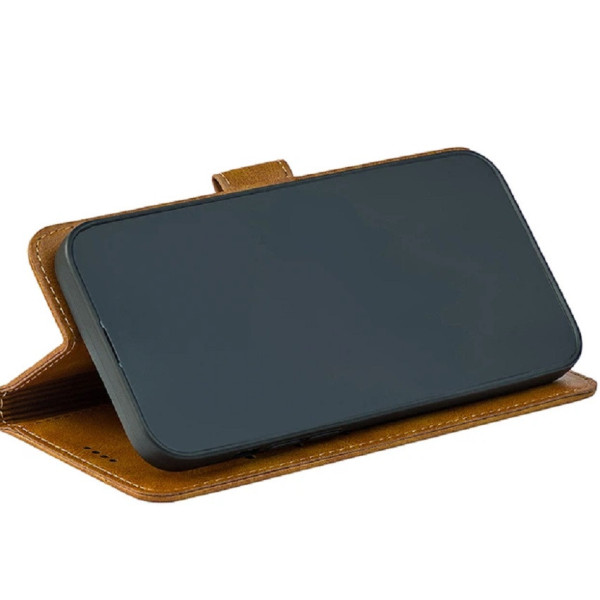 Чехол-книжка Crazy Horse Clasic для Xiaomi Redmi Note 15 Pro 4G Camel (Front)