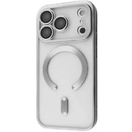 Чохол Metal Matte Case with Magnetic Ring для iPhone 17 Pro White Titanium