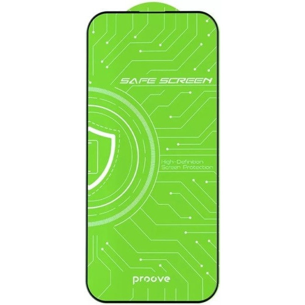 Защитное стекло Proove Safe Screen для iPhone 17 Pro Black (PGPSS1I17P01)