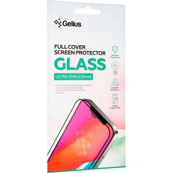 Захисне скло Gelius Full Cover Ultra-Thin 0.25mm для iPhone 17 Pro Black