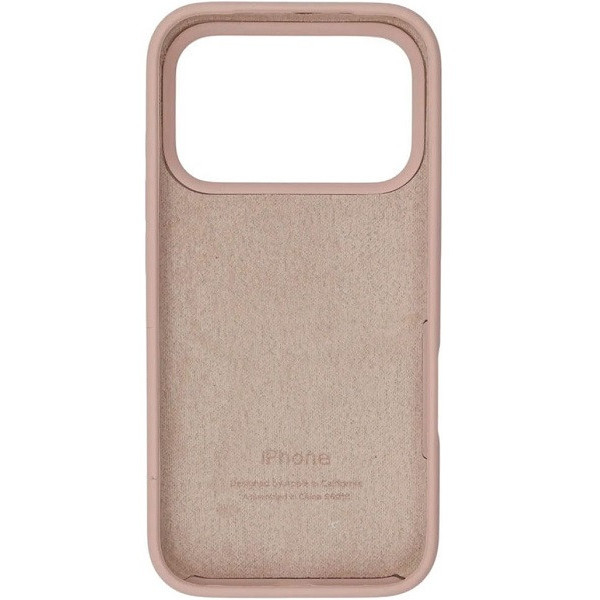 Чехол Silicone Case для iPhone 17 Pro Pink Sand
