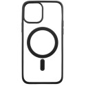 Чохол Skin Clear Case With MagSafe для iPhone 12 Pro Max Black