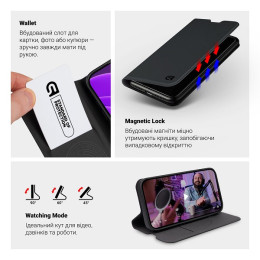 Чохол-книжка ArmorStandart OneFold для Infinix Smart 20 4G Black (ARM90631)
